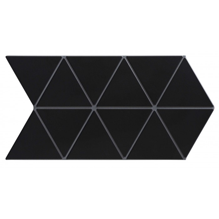 Triangle Ascoli Black 28x48.5 cm