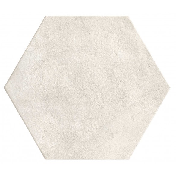 Hex Imperia Blanco 56x48.5 cm Suelo y Pared