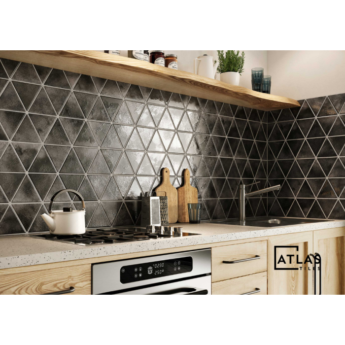 Triangle Ravenna  Carbon 28x48.5 cm Suelo y Pared