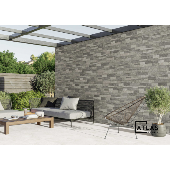 Asis Gris 31x56 cm Pared