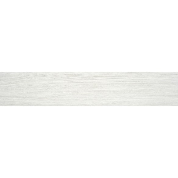 Vila White 15x90 cm Floor & Wall Wood Effect Tile