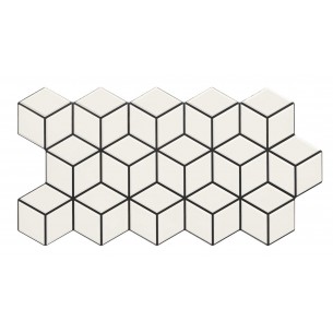 Genova Snow 26.5x51 cm Floor & Wall Tile 2