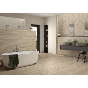 Sauna Beige 33.3x90 Rectificado Azulejo de Pared
