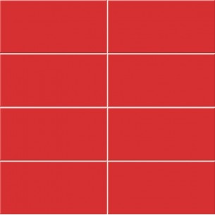 Toronto Red Matt 15X30 cm. Wall Tile 2