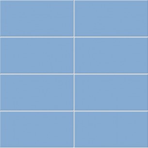 Toronto Blue Matt 15X30 cm. Wall Tile 2