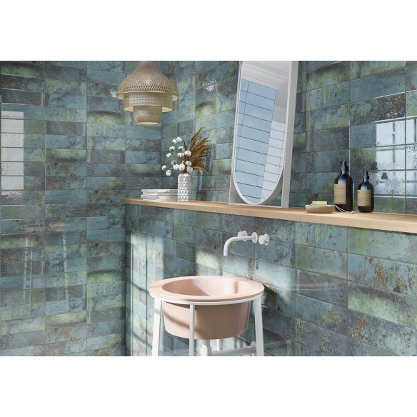 Calgary Verde 10x30 cm Pared.