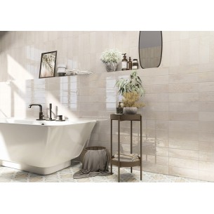 Calgary White  10x30 cm. Wall Tile