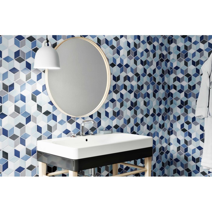 Genova Azul 26.5x51 cm Suelo  y Pared