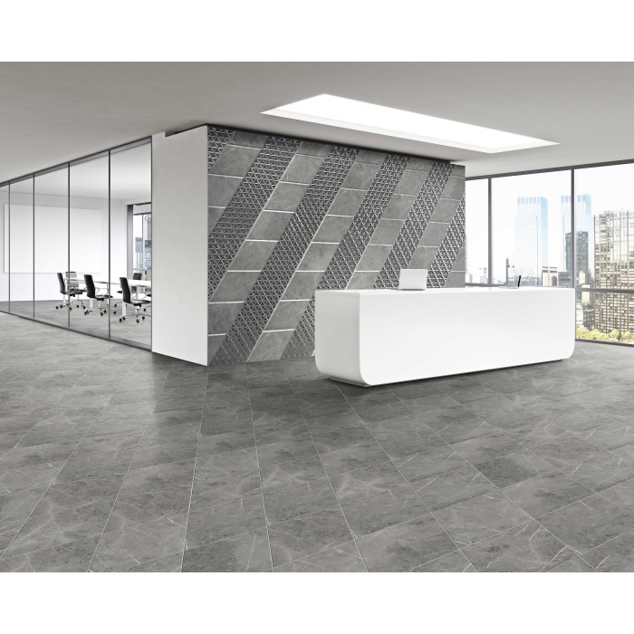 Rombo  Gris 70x40 cm Suelo y Pared