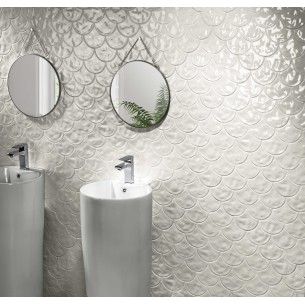 Palermo  Blanco Brillo 30.7x30.7 cm Suelo y Pared