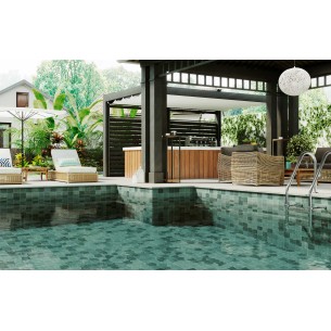 Rimini Green 33x33 cm Floor & Wall Tile 2