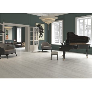 Alcudia Blanco 23.3x120 cm Floor & Wall Wood Effect Tile