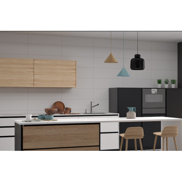 Blanco Mate 30x60 cm Pared