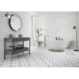 Villamalur Blanco 23x120 cm Rectificado Suelo y Pared