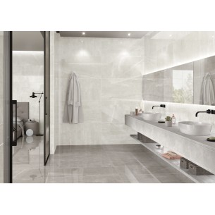 Costur White Polished 60x120 cm Rectified Floor & Wall Tile