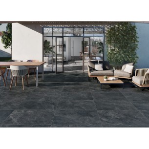 Geo Antracita 60x90 cm 20mm Rectificado Baldosas de Exterior