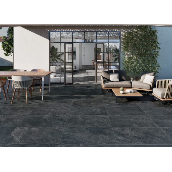 Geo Anthracite 60x90 cm 20mm Rectified Outdoor Floor Tile