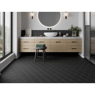 Triangle Ascoli Black 28x48.5 cm