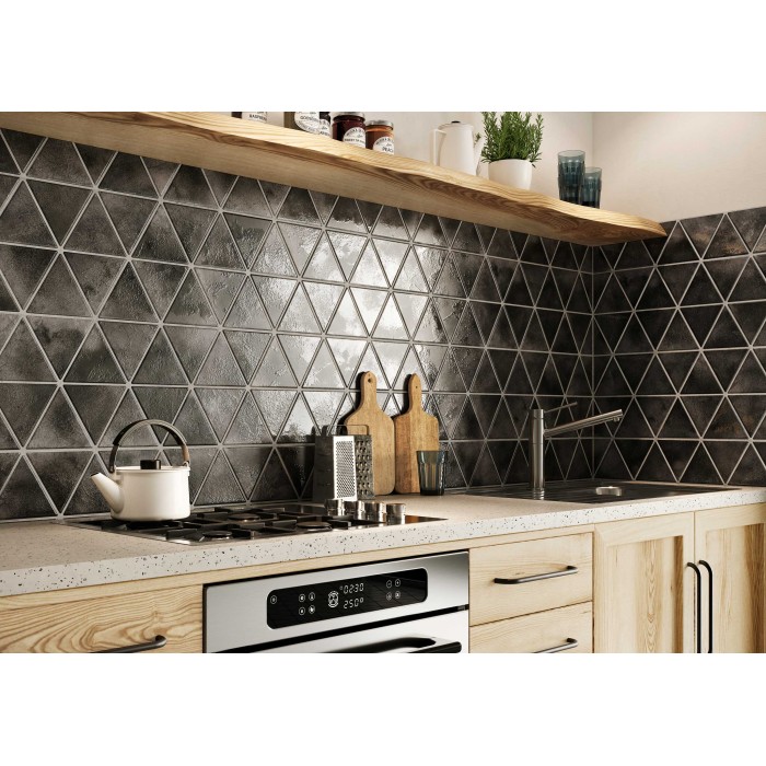 Triangle Ravenna  Carbon 28x48.5 cm Suelo y Pared