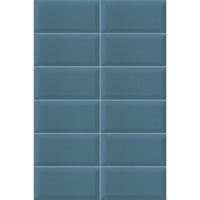 Metro Blue Grey Glossy 10x20 cm