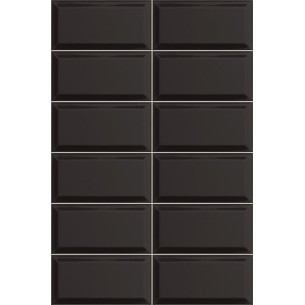 Metro Black Glossy 10x20 cm 2