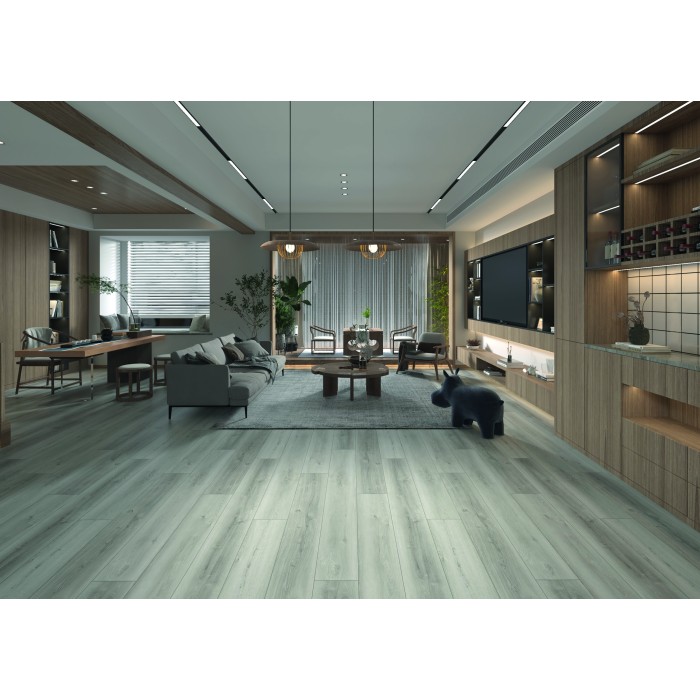 Easyclick Arancio Light Grey 18.2x122 cm SPC...