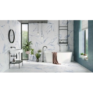 Hex  Cuneo Azul 56x48.5 cm Suelo y Pared