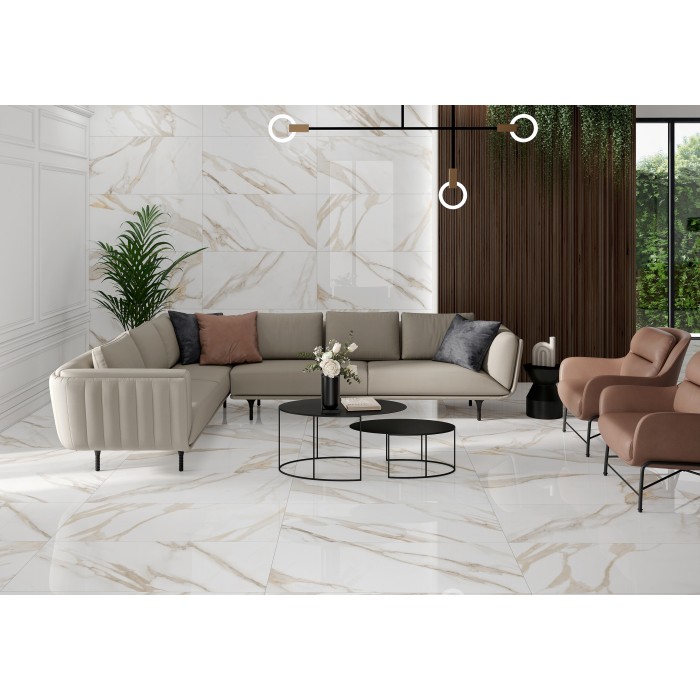 Calacata Italiano Pul 60x120 Rec.