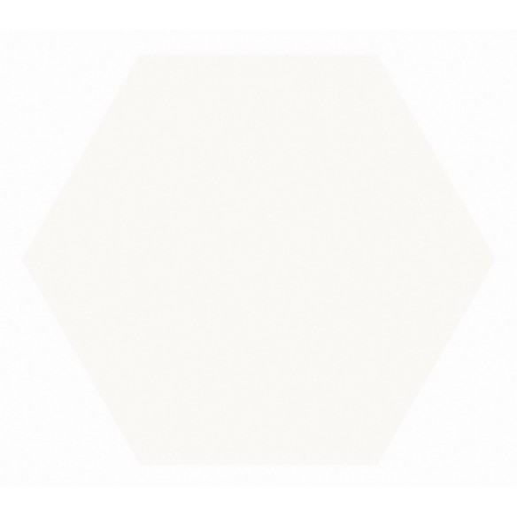 Hexagonal Blanco 28.5x33 cm Suelo y Pared