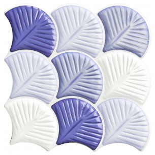 Palermo shell Blue 30.7x30.7 cm Floor & Wall Tile 2