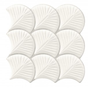 Palermo shell Blanco 30.7x30.7 cm 2