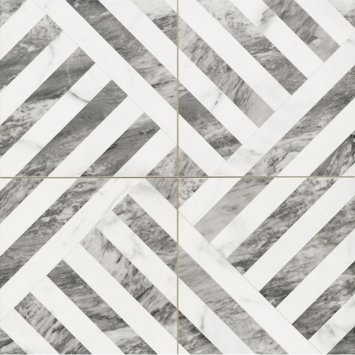 Brescia Grey 44x44 cm Floor & Wall Tile