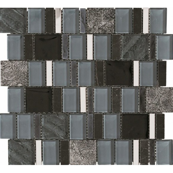 Estepona Steel Negro 30x30 cm