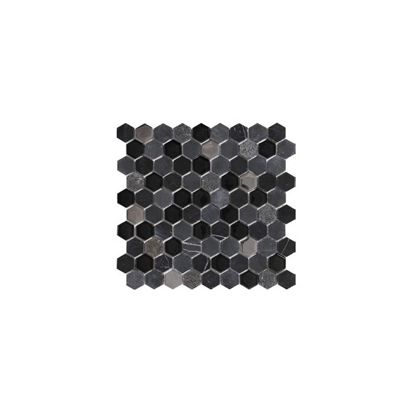 Casares Black 30x30 cm Wall Tile