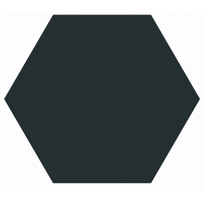 Hexagonal  Negro 28.5x33 cm Suelo y Pared