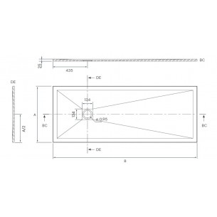 Quo Solid Shower Tray Cream 2